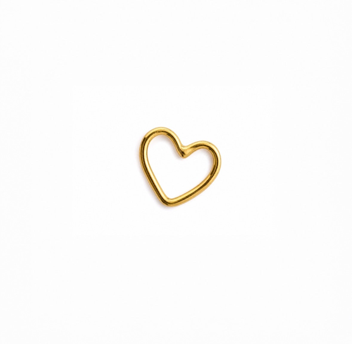 Dije corazón mini | Dorado