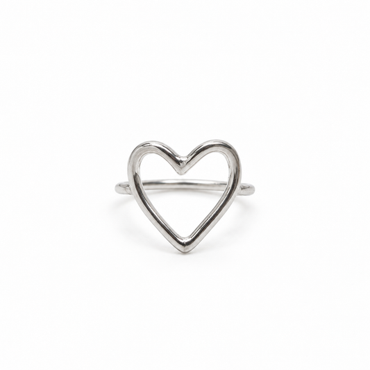 Anillo Corazón Hilo | Plata