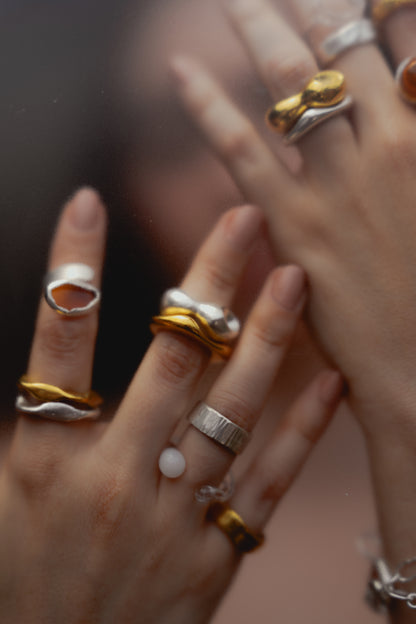 Anillo Trama | Dorado
