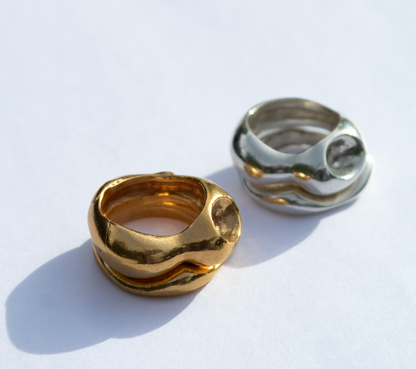 Anillo Trama | Dorado