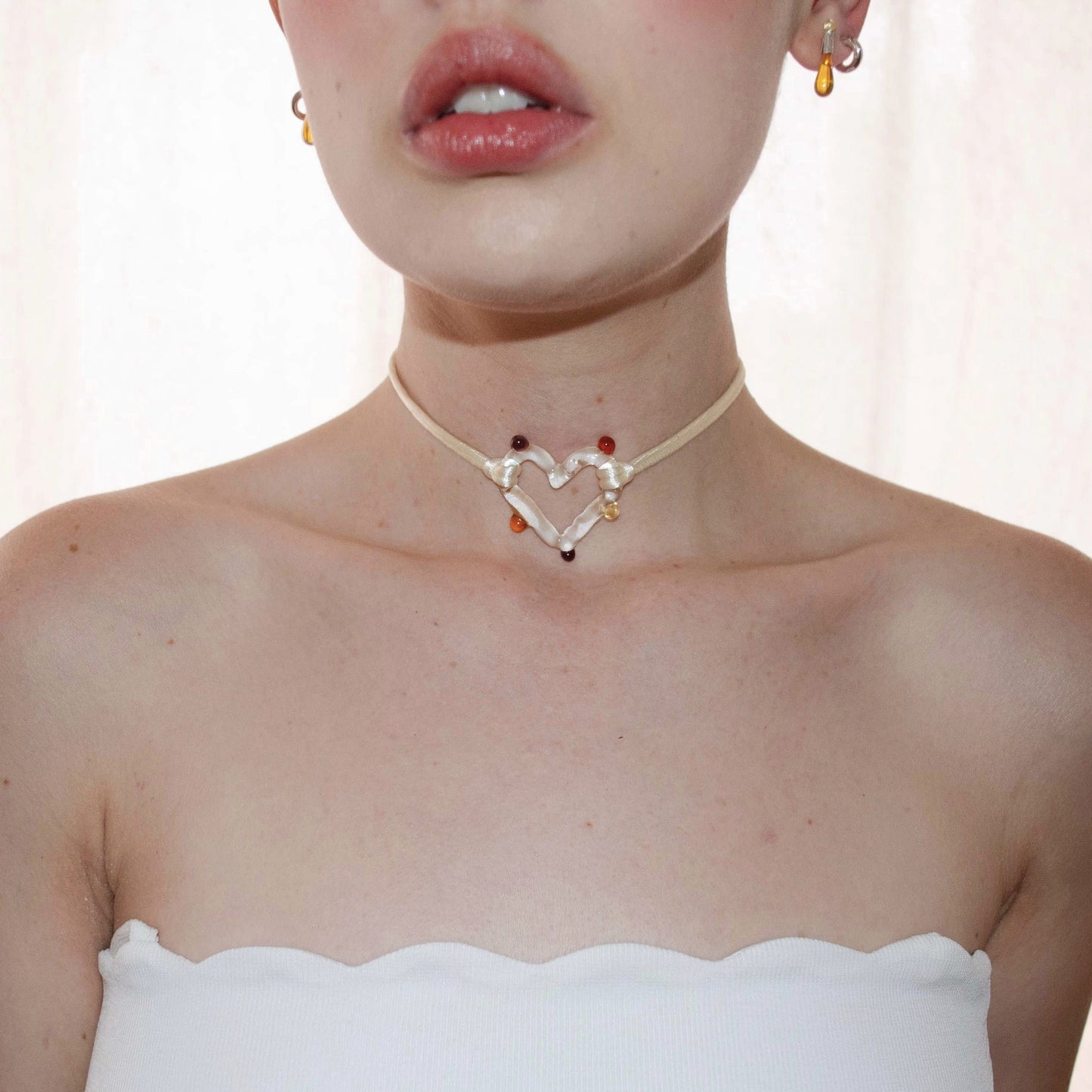 Choker Corazón Confetti