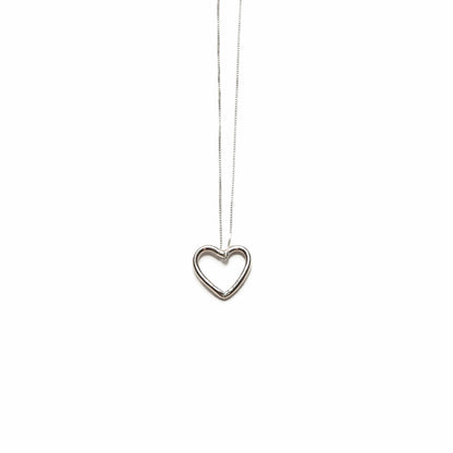 Collar corazón mini Plata | Plata