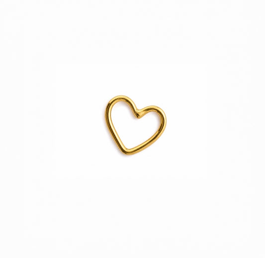Dije corazón mini | Dorado