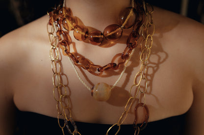 Collar Ondina ámbar