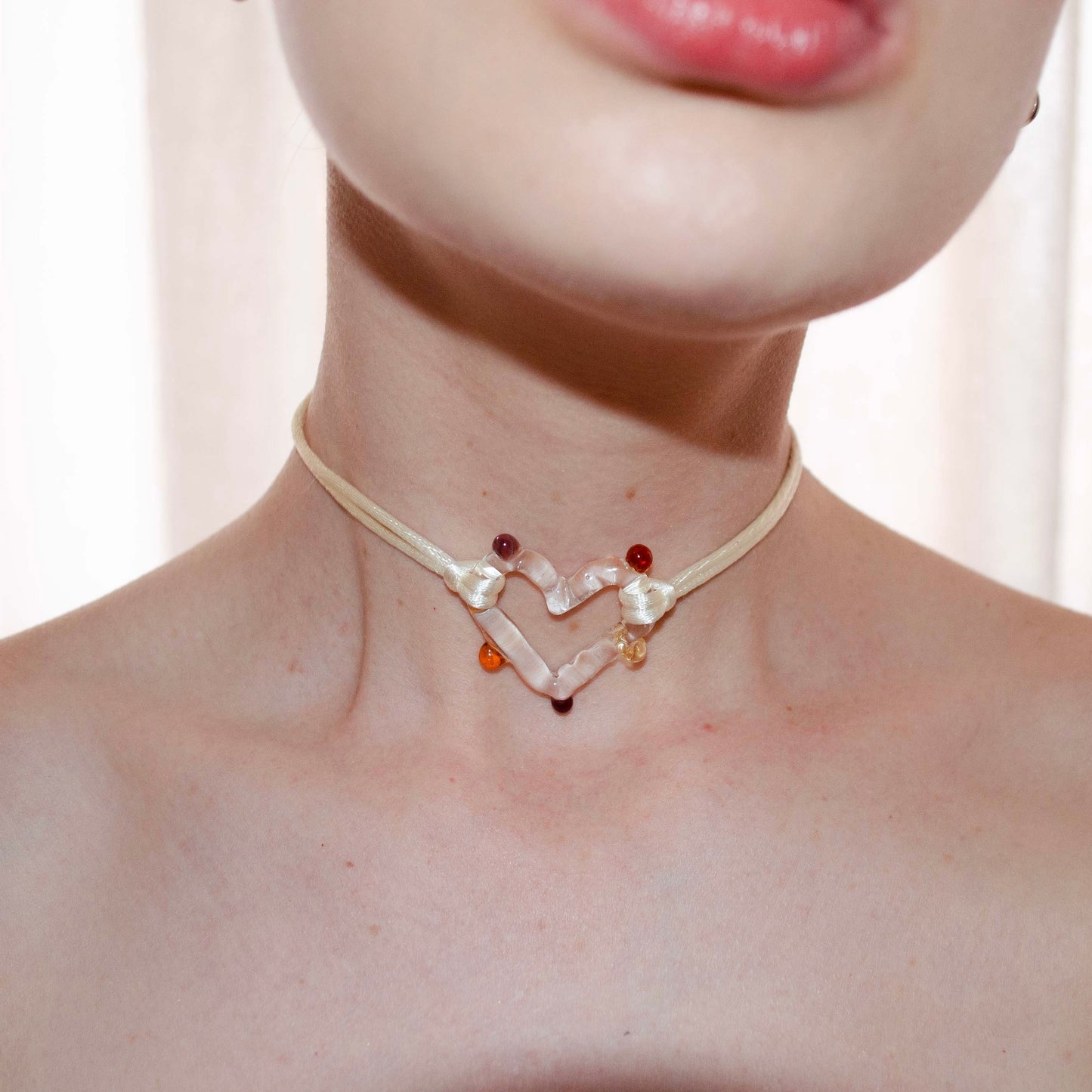 Choker Corazón Confetti