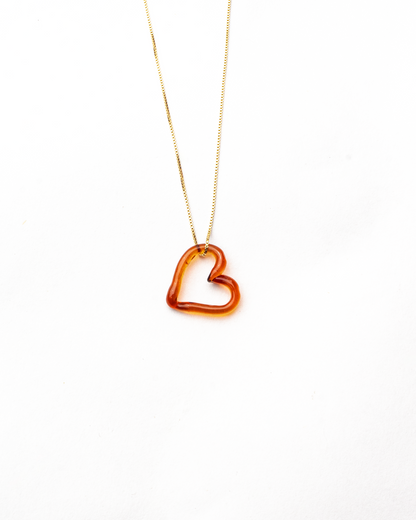 Collar Corazón Mini | Dorado