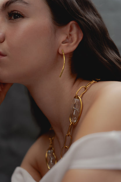 Aretes Trama | Dorado
