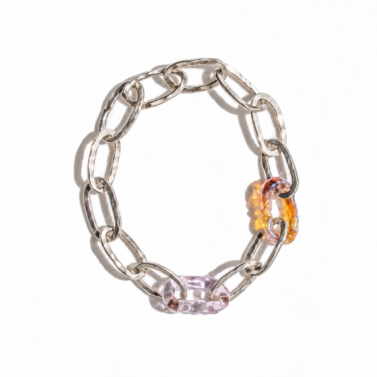 Pulsera Volcán Plata