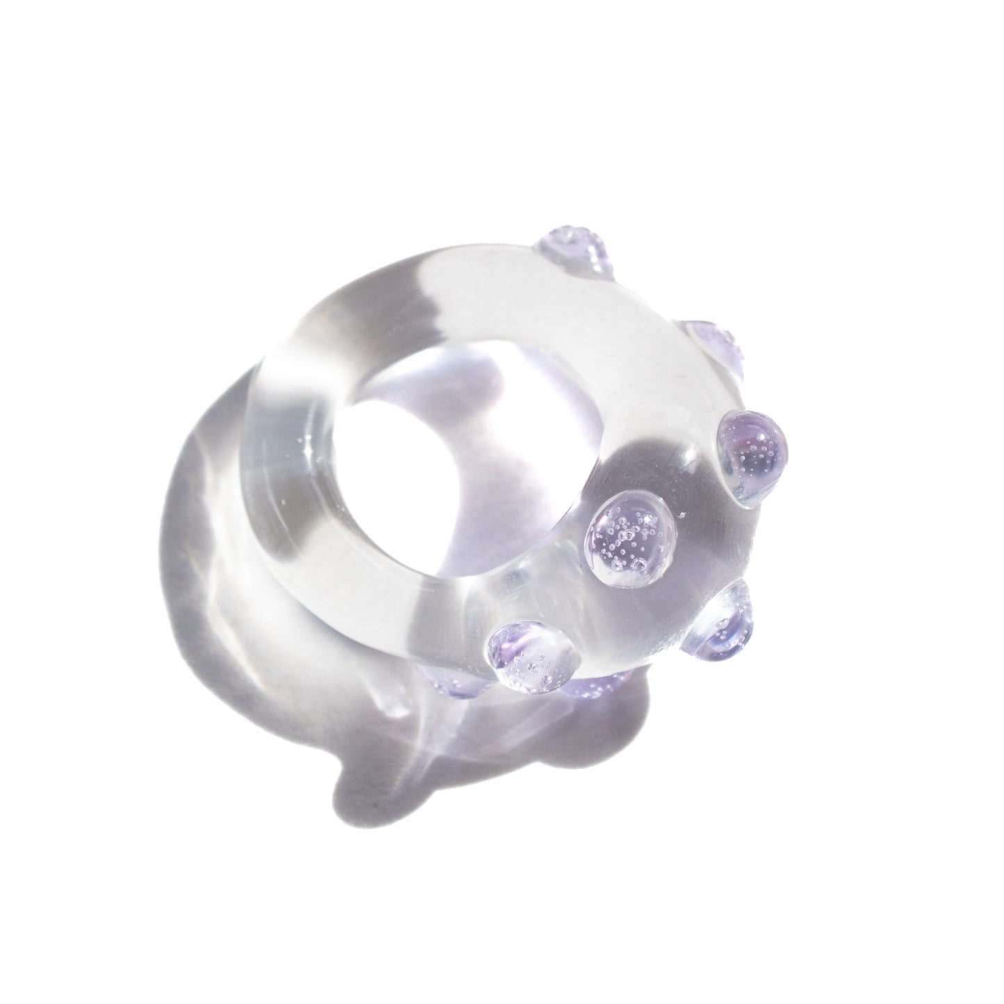 Anillo Puntos transparente