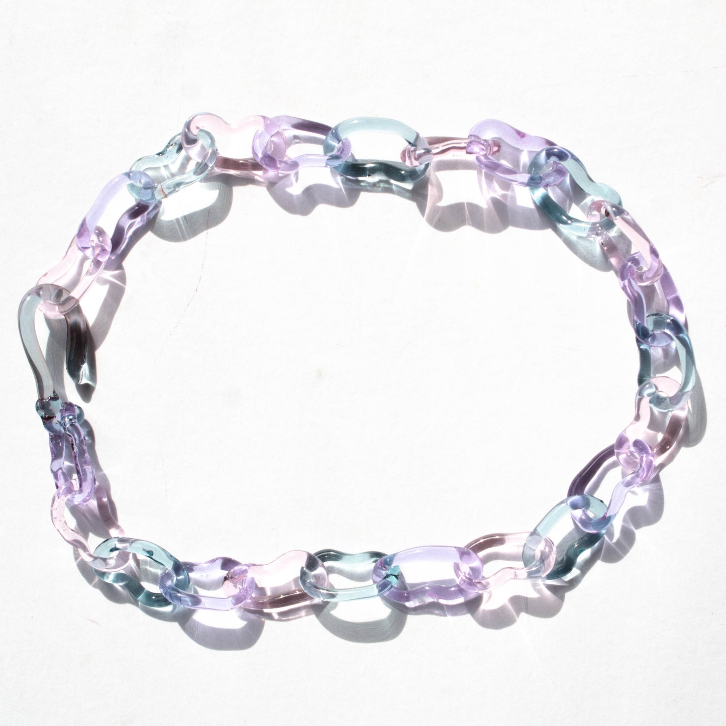 Collar Ondina rosado