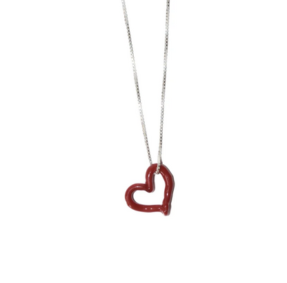 Collar Corazón Mini | Plata
